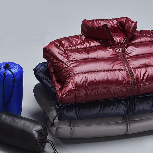 Men duck down coat - duck,