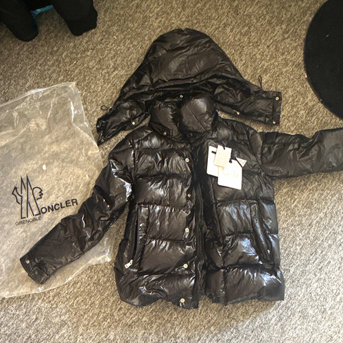 Moncler hooded black nylon - moncler,