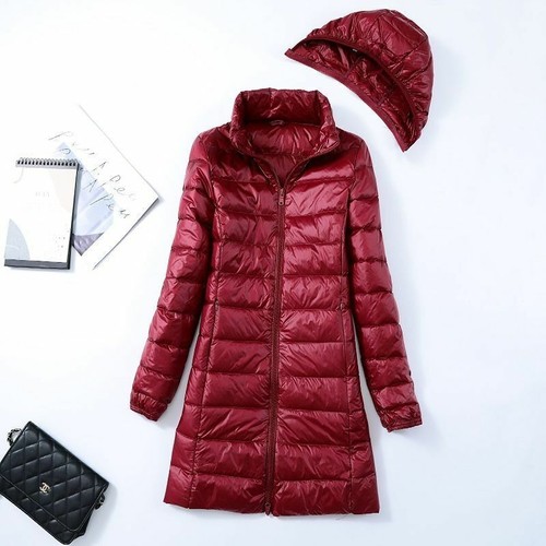 Womens down coat - duck,