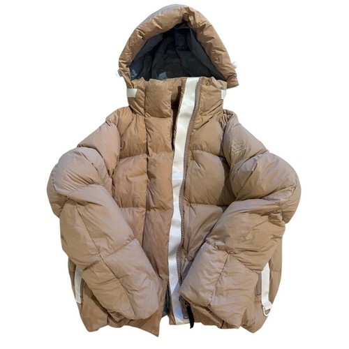 Idomosee tan hooded puffer - idomosee,