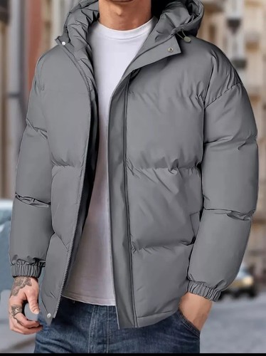 Men down puffer jacket warm - down,