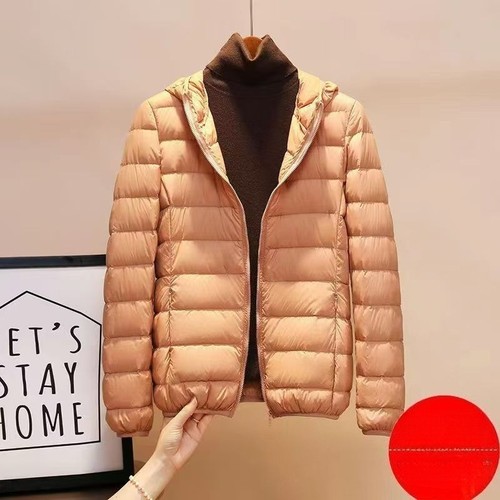 Women down coat - coat, duck