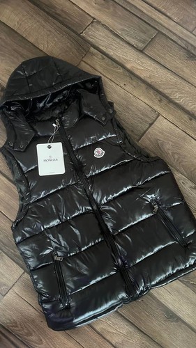 Moncler bormes hooded gilet - bormes,
