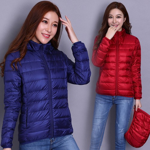 Women duck down jacket - duck,